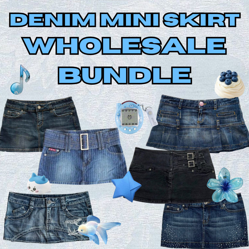 Denim Mini Skirt Wholesale Bundle