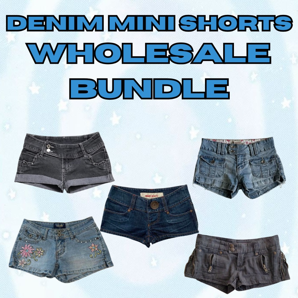 Denim Mini Shorts Wholesale Bundle