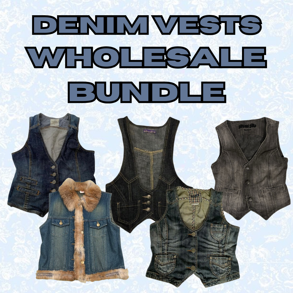 Denim Vests Wholesale Bundle